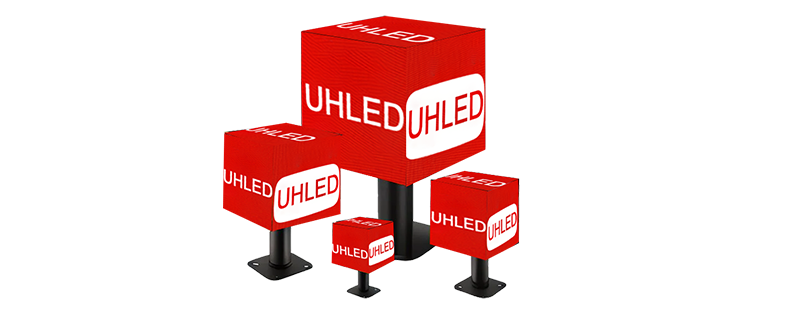 2.Sides led display