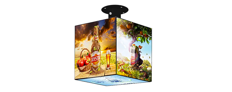 3.Sides led display