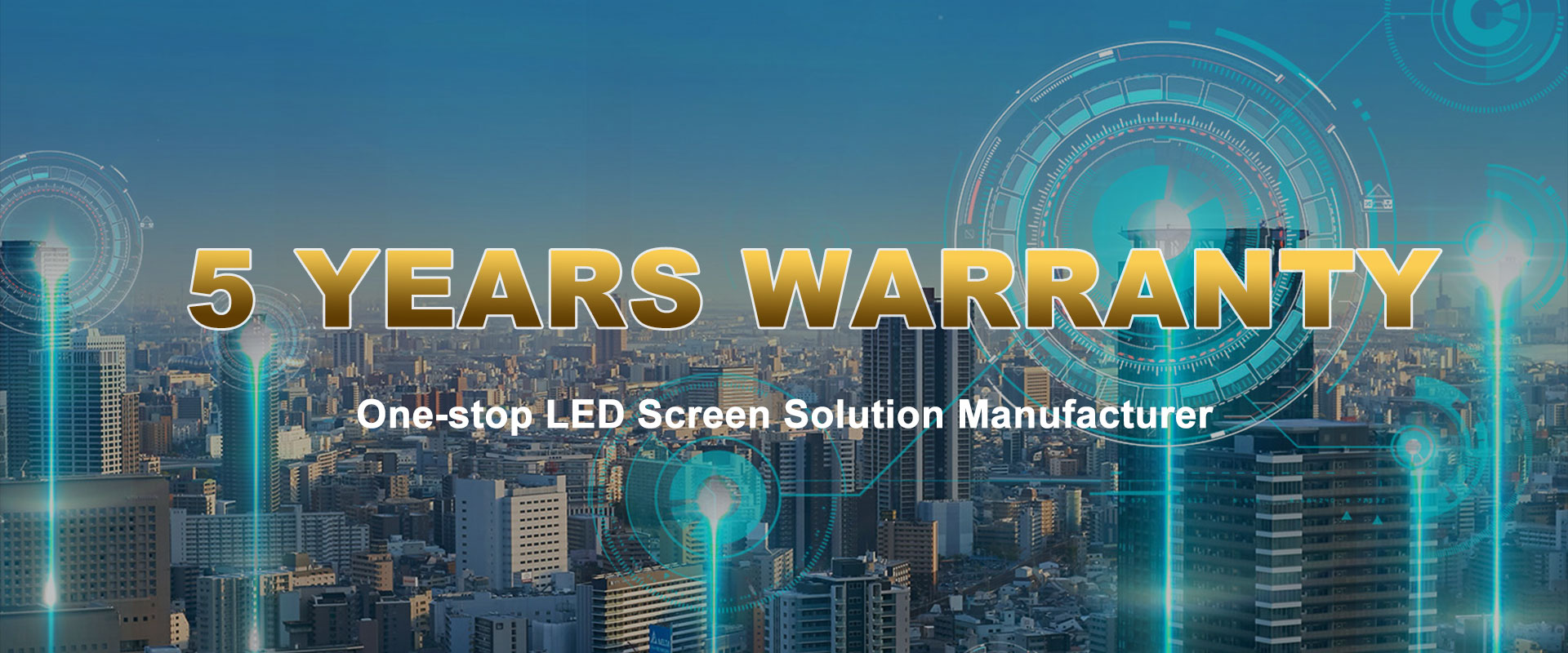 5 years warranty
